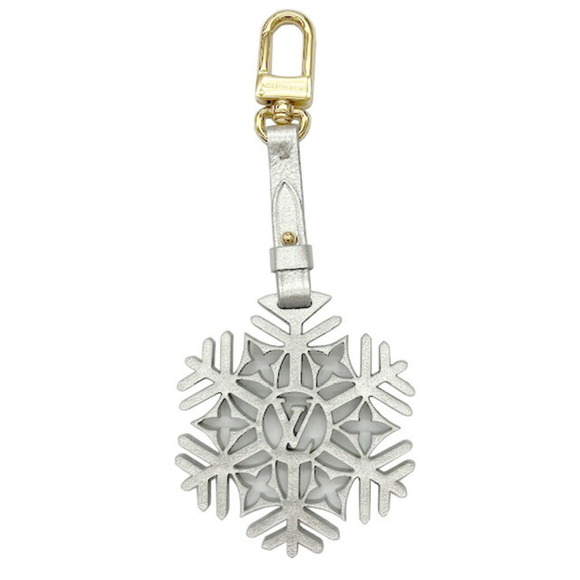 LOUIS VUITTON Snowflake Bag Charm Holder Ring M79293 CX2283 Accessories